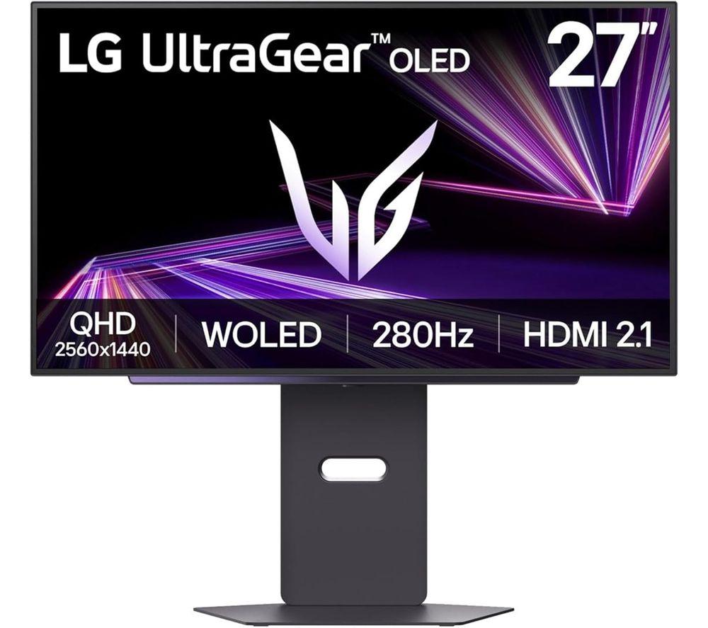 Lg Ultragear Gx7 27Gx790b-B Quad Hd 27" Oled Dual Mode Gaming Monitor - Black, Black