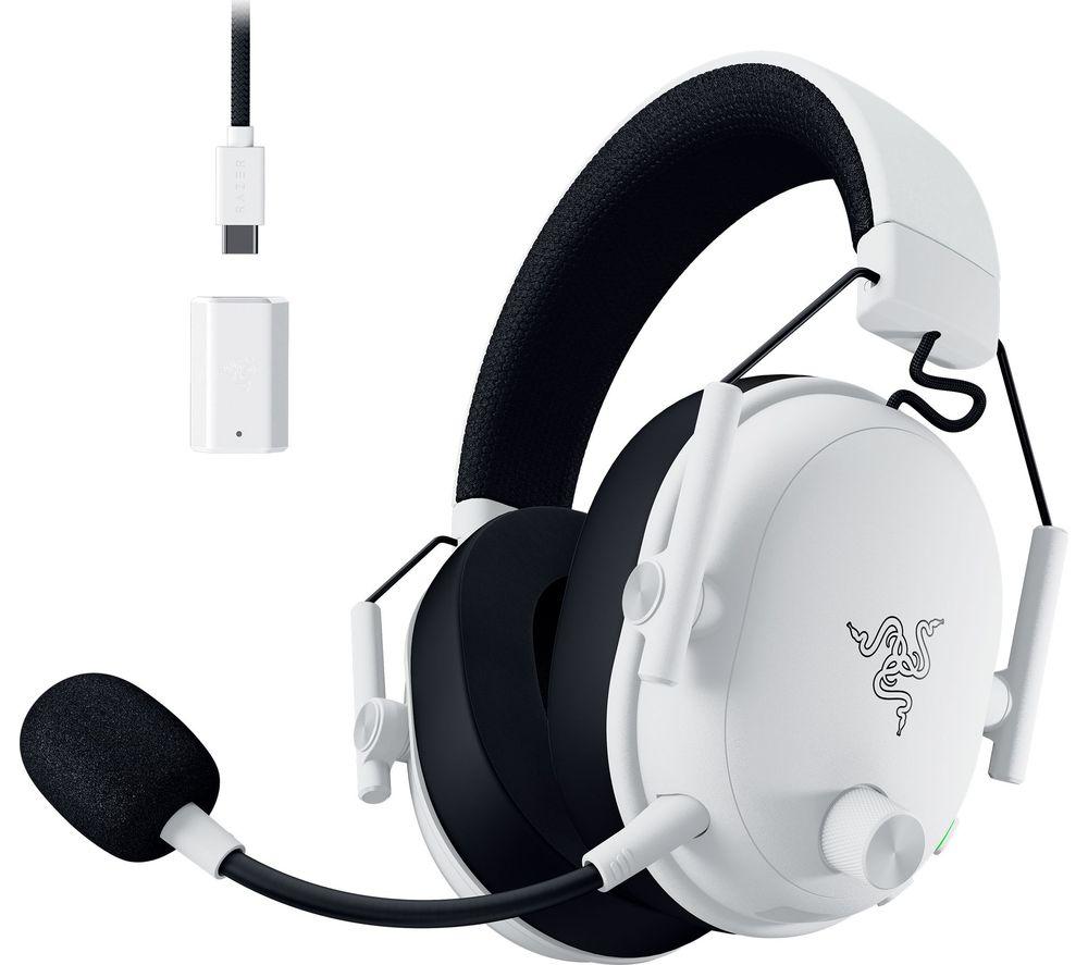 Razer Blackshark V3 Wireless Gaming Headset - White, White
