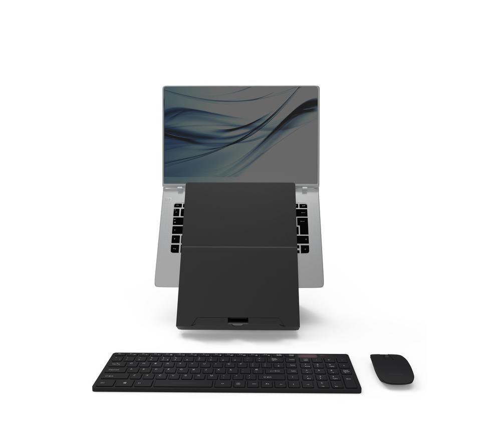 STANDIVARIUS Etra Laptop Stand with Pivotable Document Holder - Black image number 5 of 8