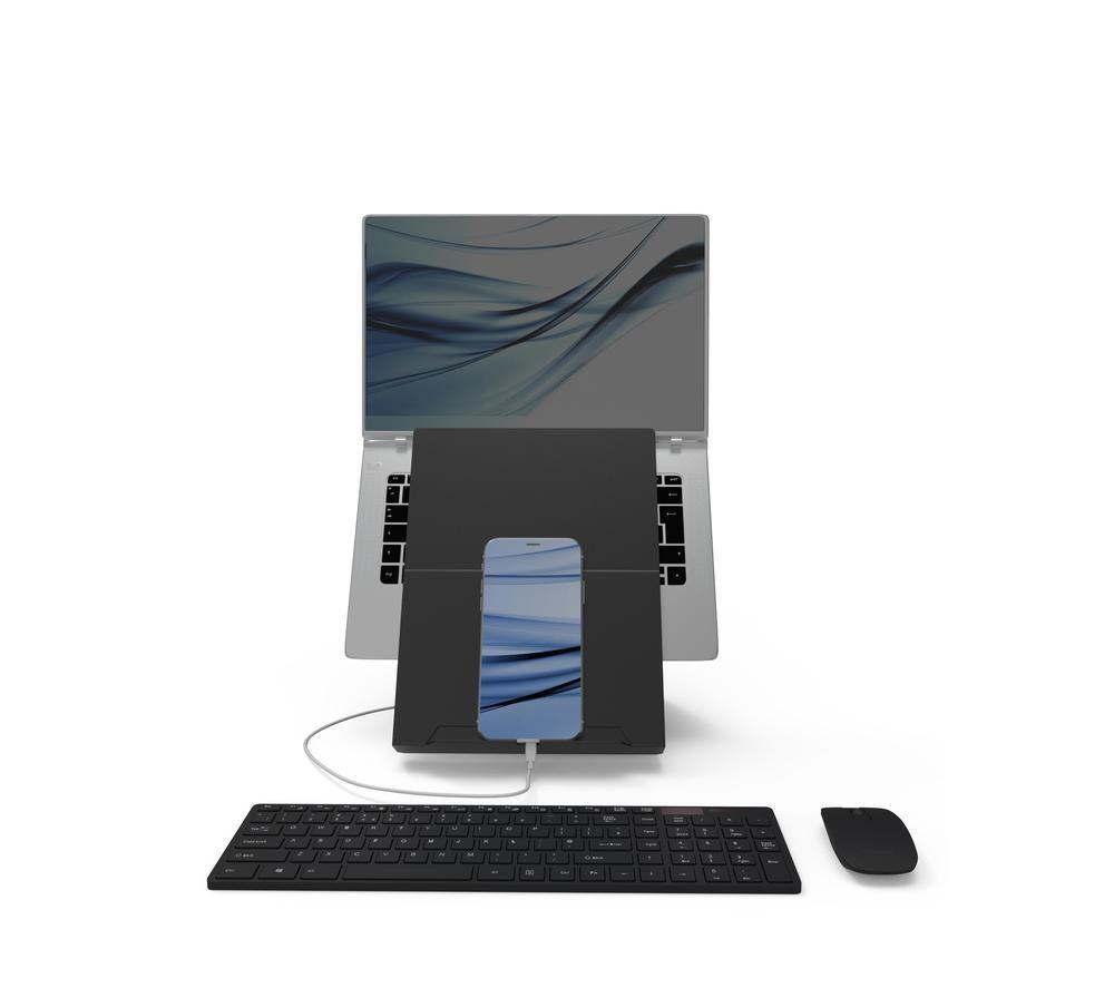 STANDIVARIUS Etra Laptop Stand with Pivotable Document Holder - Black image number 6 of 8