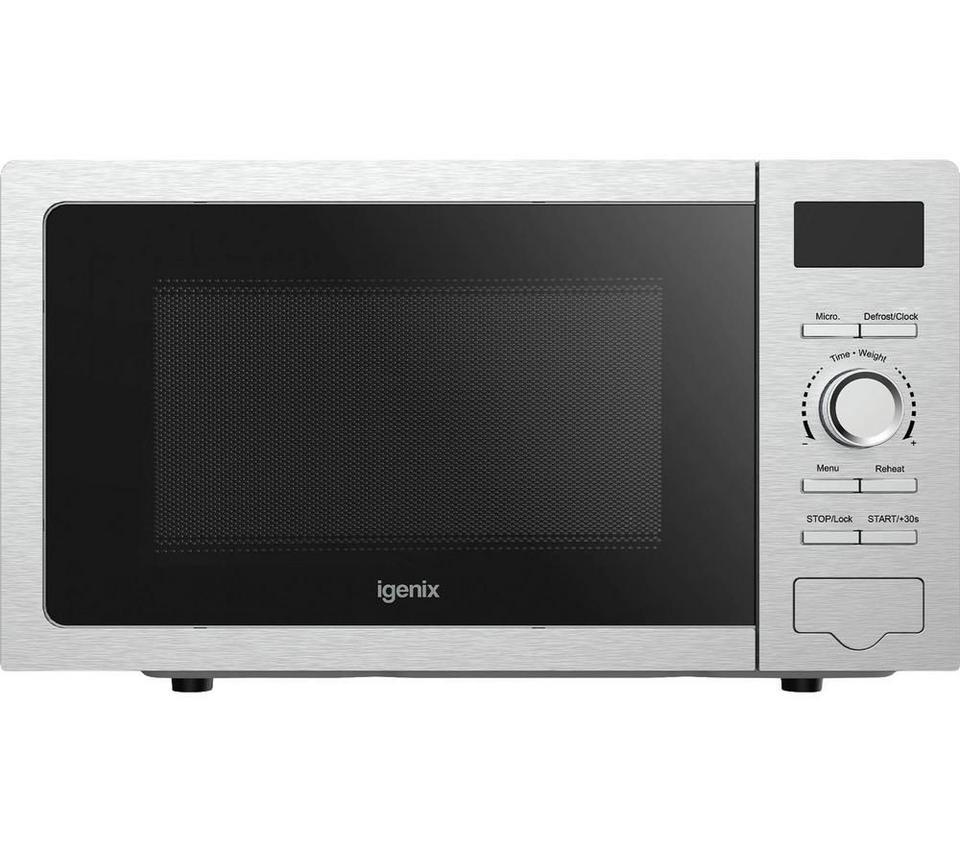 IGENIX IGMS02080SS Solo Microwave - Silver