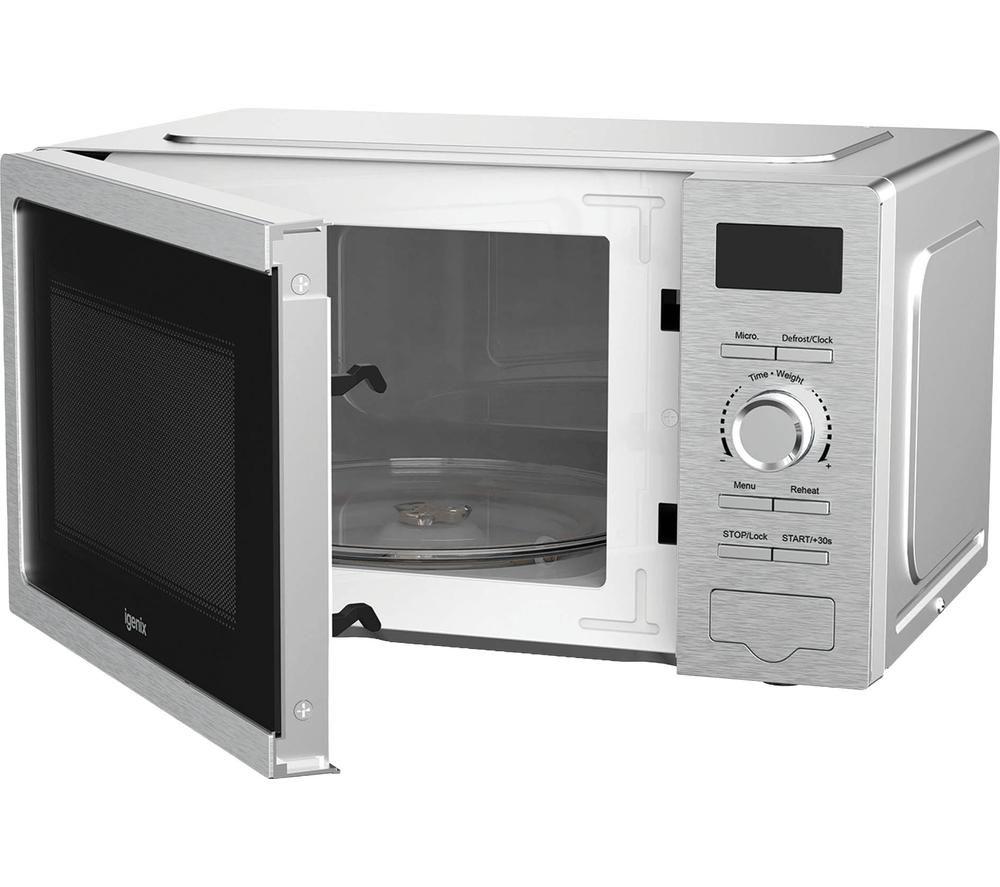 IGENIX IGMS02080SS Solo Microwave - Silver image number 5 of 6