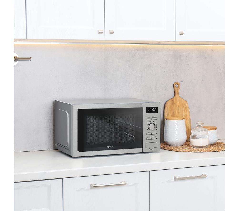 IGENIX IGMS02080SS Solo Microwave - Silver image number 6 of 6