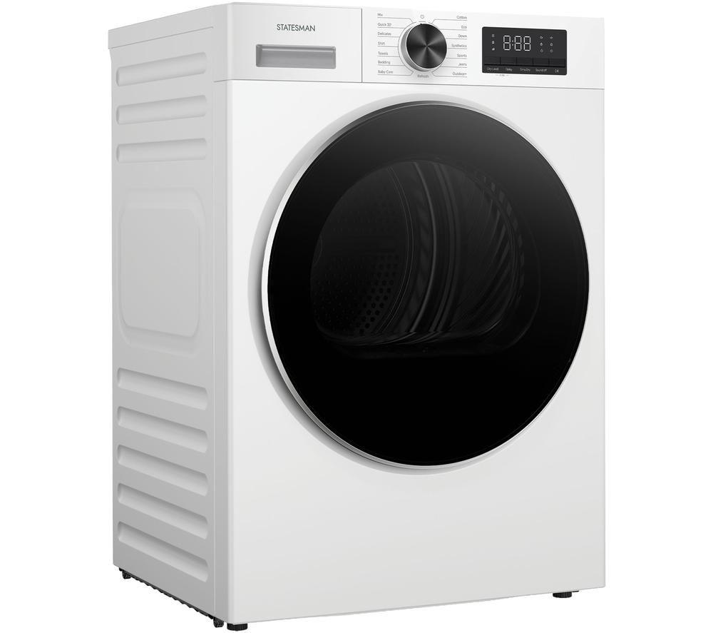 STATESMAN THP28W 8 kg Heat Pump Tumble Dryer - White image number 3 of 4
