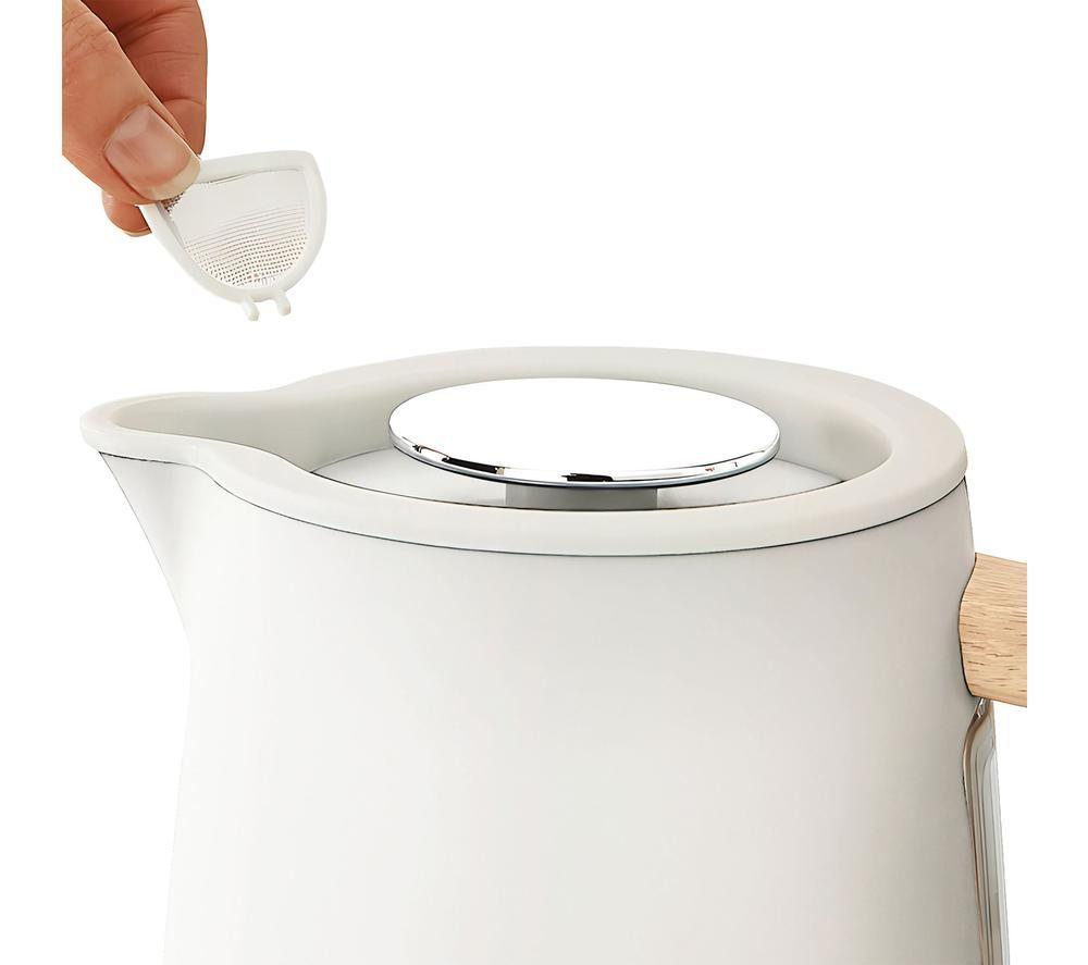 STATESMAN Scandi SKK00153CR Jug Kettle - Brown & White image number 2 of 6