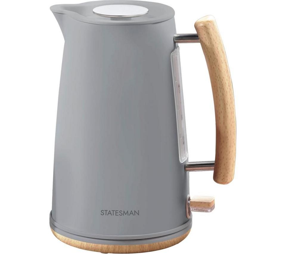 STATESMAN Scandi SKK00153GY Jug Kettle - Brown & Grey