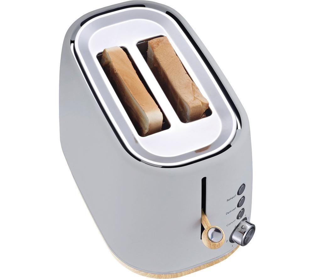 STATESMAN Scandi SKT05090GY 2-Slice Toaster - Brown & Grey image number 6 of 6
