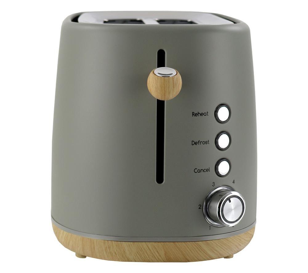 STATESMAN Scandi SKT05090GR 2-Slice Toaster - Brown & Green image number 4 of 8