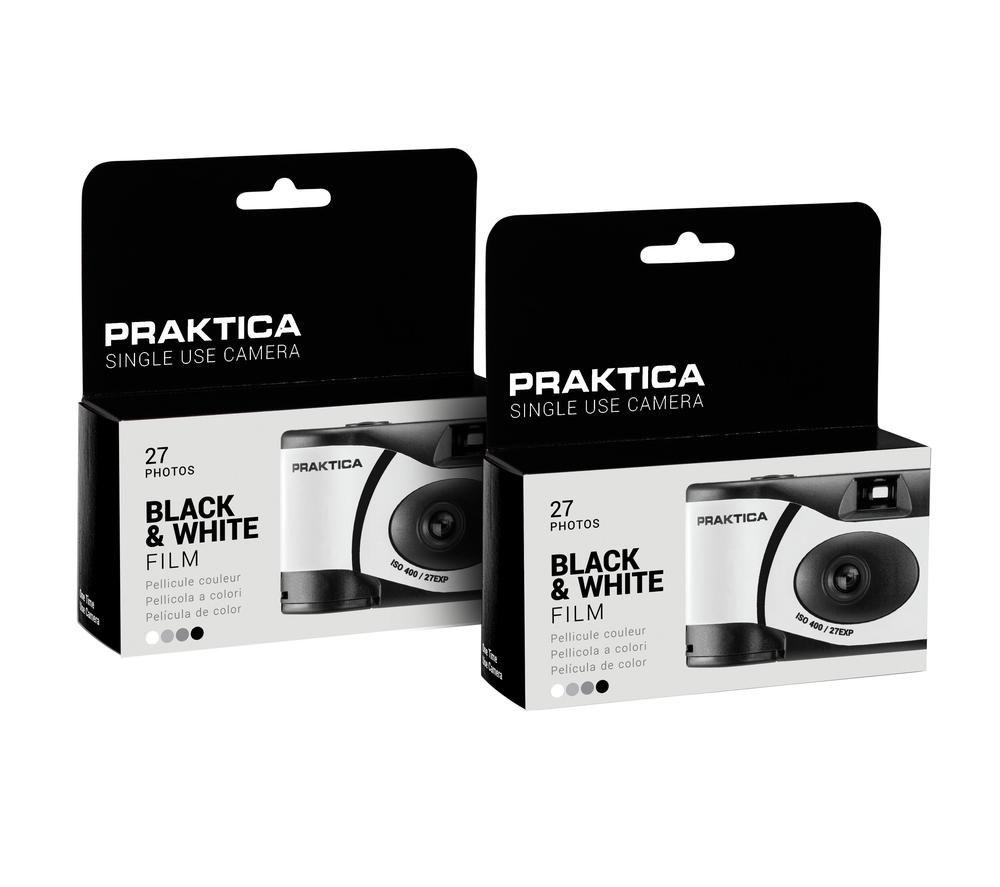 PRAKTICA N21F-BK/WHX2 Disposable Camera - Black & White, Pack of 2 image number 4 of 4