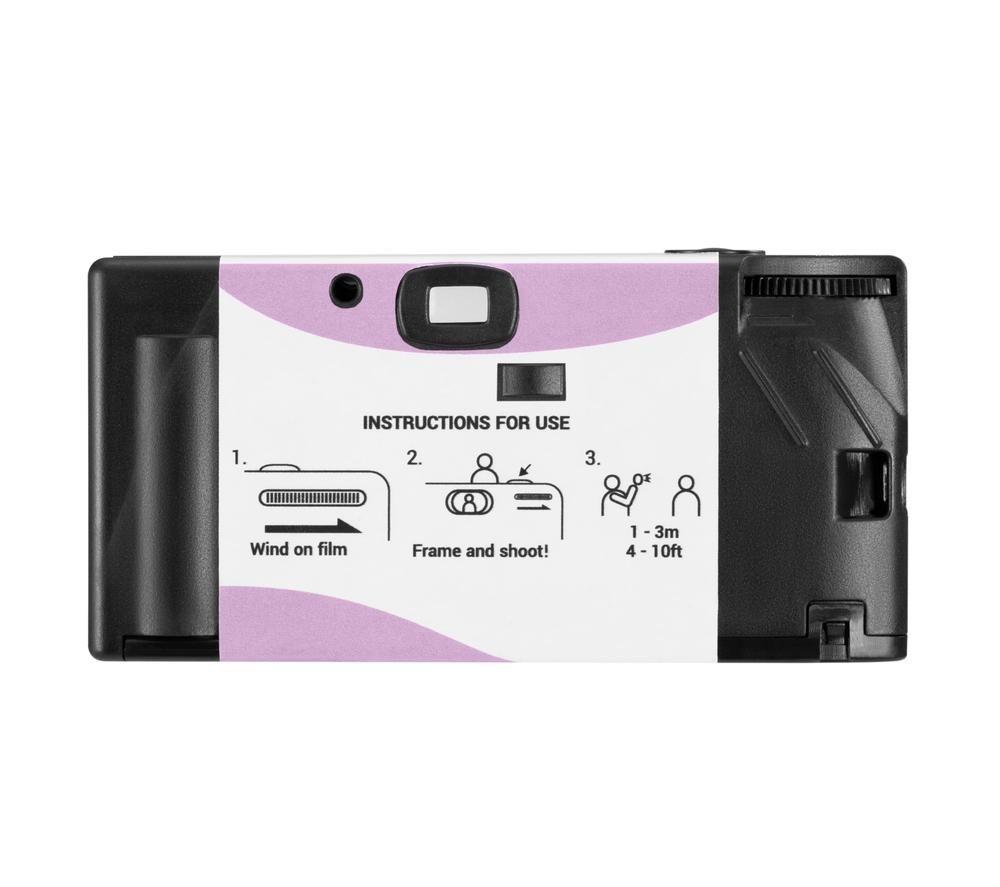 PRAKTICA N21F X2 Disposable Camera - Pink, Pack of 2 image number 2 of 6