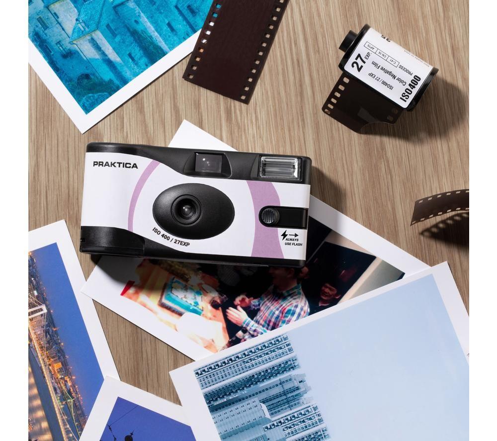 PRAKTICA N21F X2 Disposable Camera - Pink, Pack of 2 image number 4 of 6