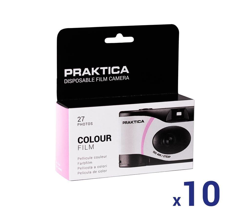 PRAKTICA N21F X2 Disposable Camera - Pink, Pack of 10 image number 6 of 6