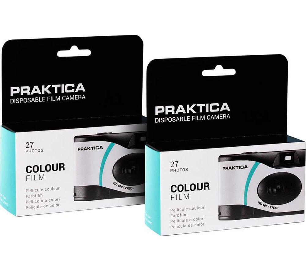 PRAKTICA N21F X2 Disposable Camera - Mint Green, Pack of 2 image number 2 of 6