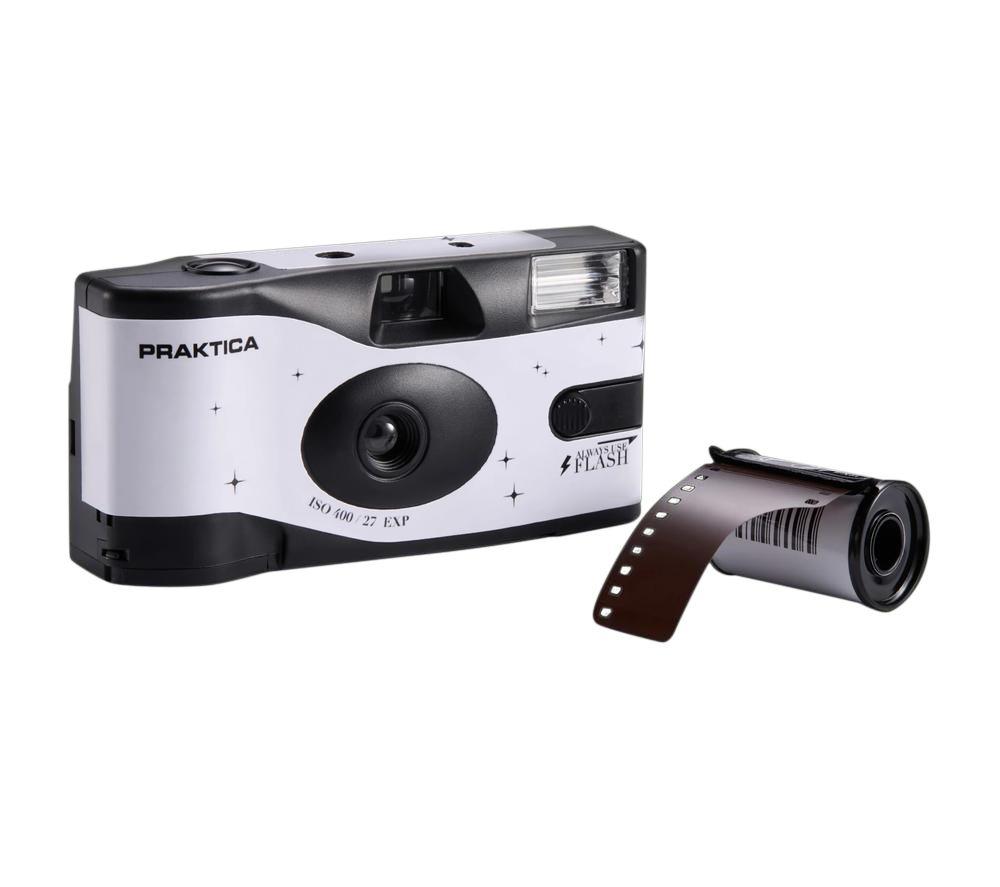 Praktica N21f-White Disposable Camera - White, White