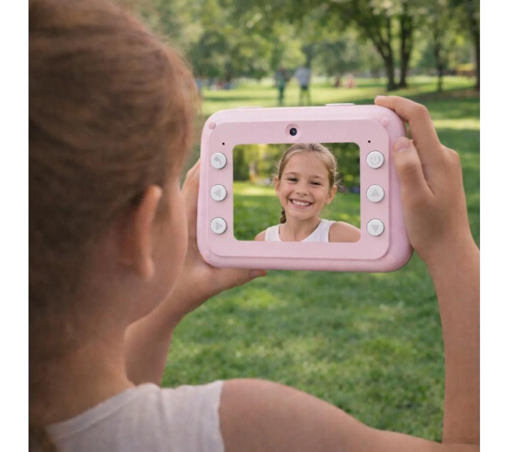PRAKTICA PRAKTICA Snap & Stick Instant Print Kids Camera - Pink image number 5 of 5