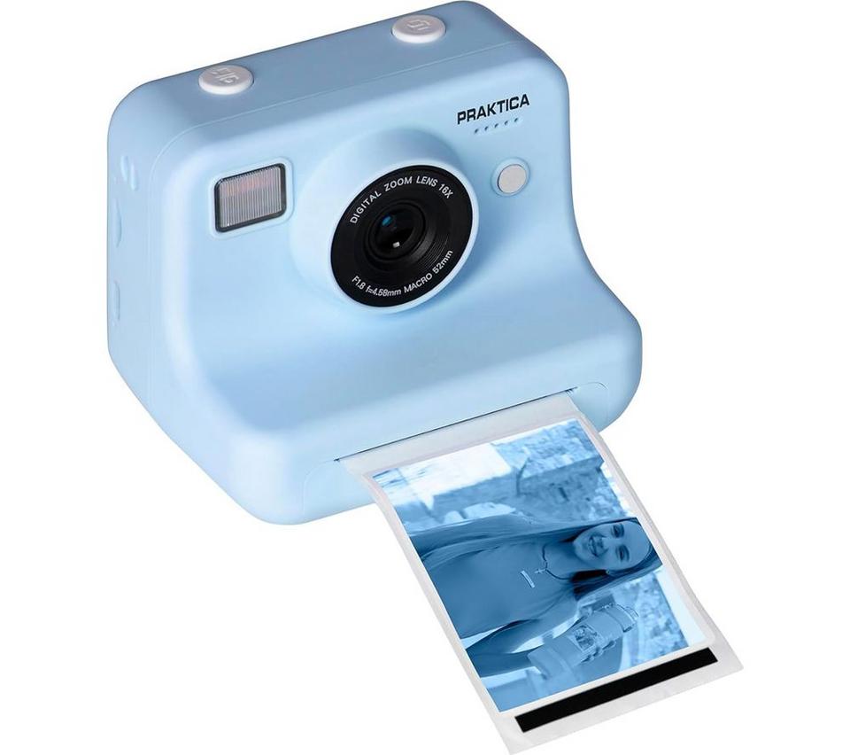 PRAKTICA Sticker Photo Film Rolls - Blue, Pack of 5