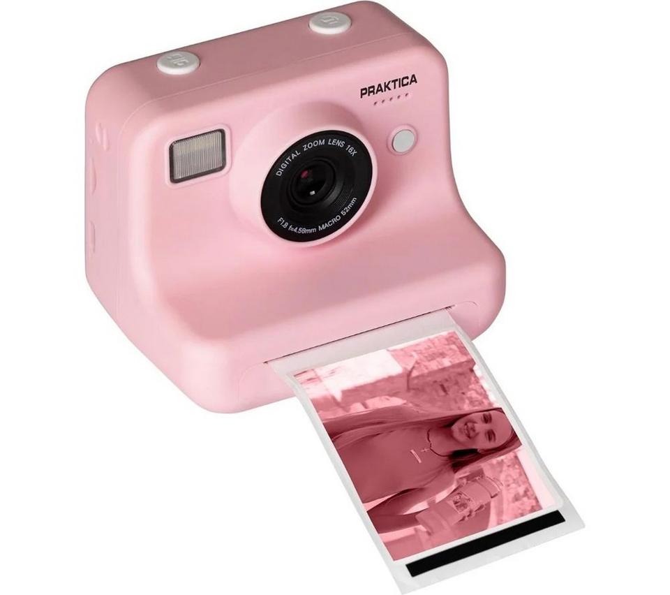 PRAKTICA Sticker Photo Film Rolls - Pink, Pack of 5