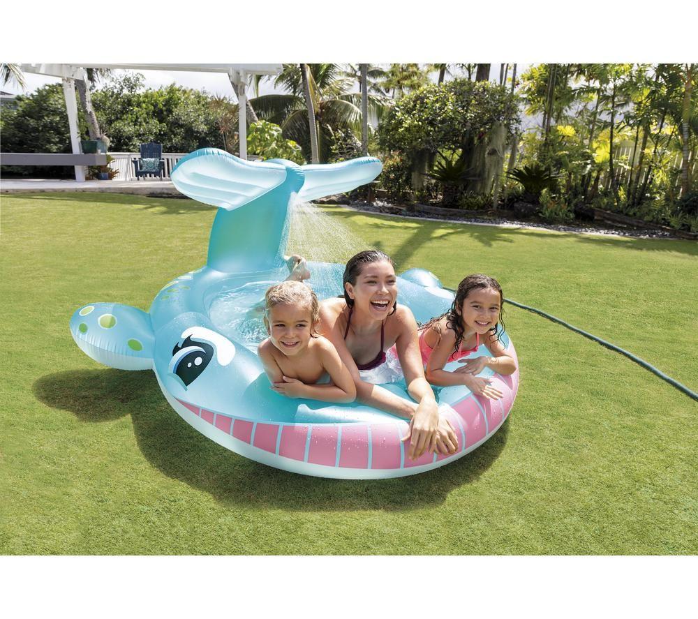 INTEX Whale Kids Inflatable Pool - Blue image number 3 of 4