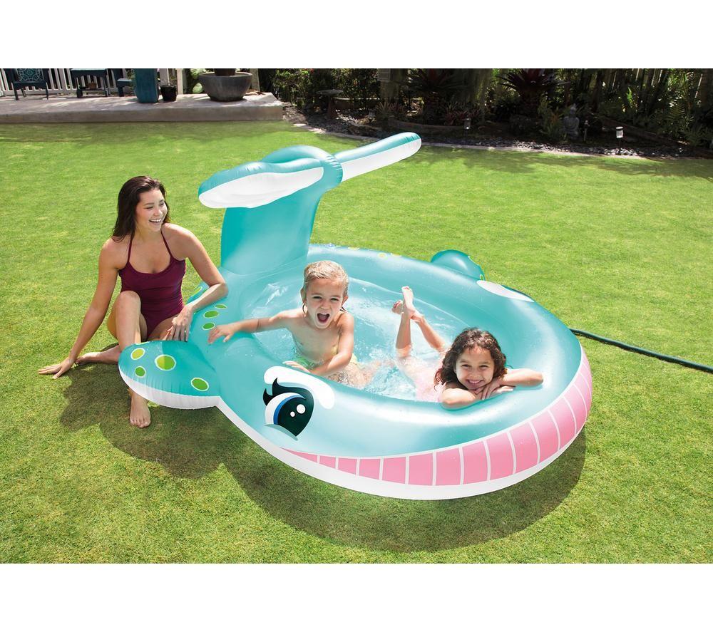 INTEX Whale Kids Inflatable Pool - Blue image number 4 of 4