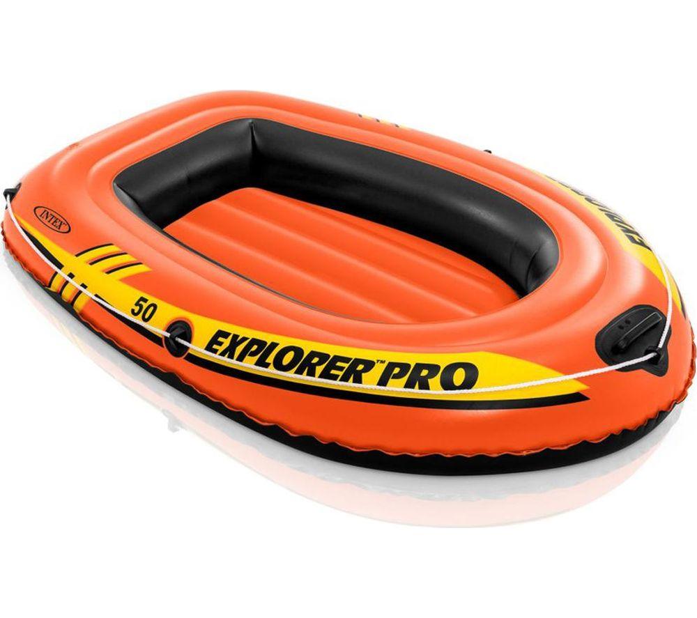 Intex Unisex Multicolor Explorer Pro 50 Inflatable Boat 54" X 33" X 9" - Image 5