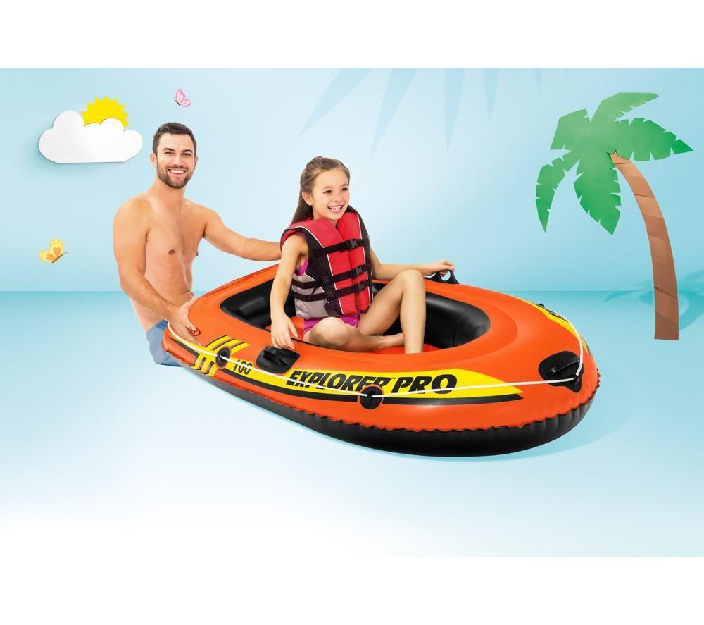 INTEX Explorer Pro 100 Inflatable Pool Boat image number 4 of 4