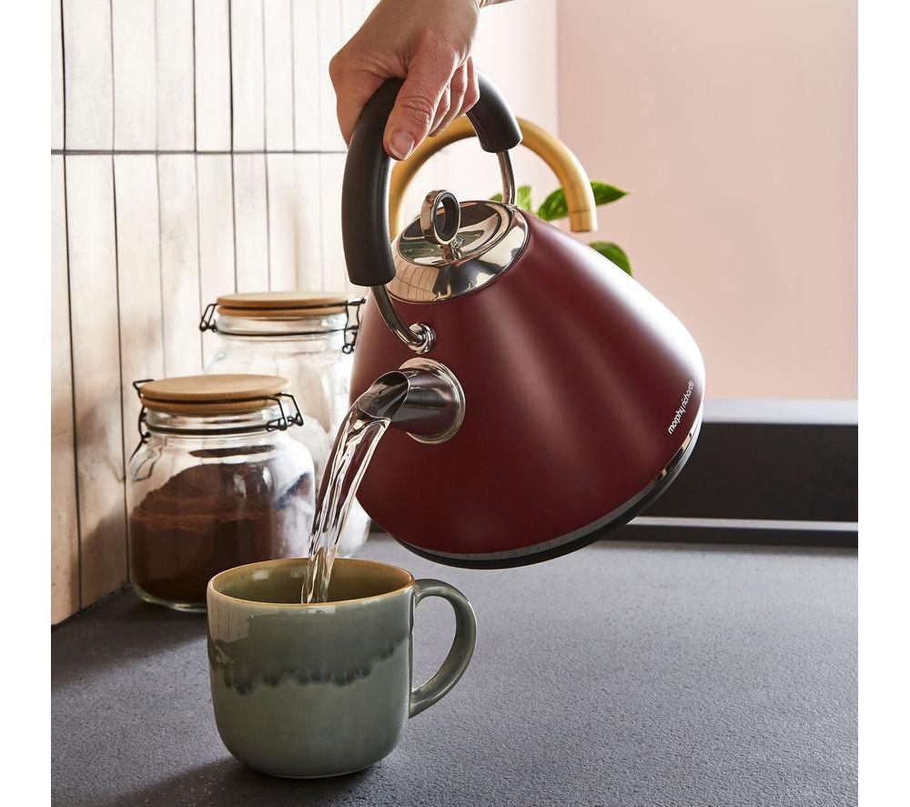 MORPHY RICHARDS Accents Limited Edition Traditional Kettle - Rhubarb image number 2 of 12