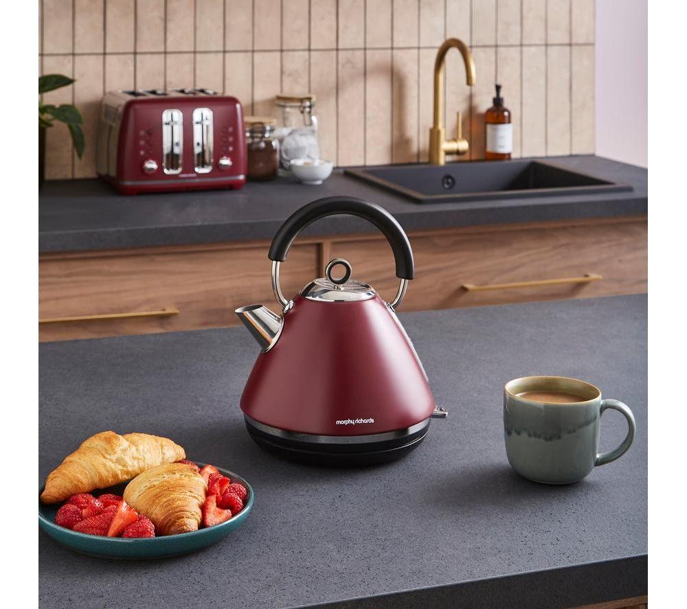 MORPHY RICHARDS Accents Limited Edition Traditional Kettle - Rhubarb image number 3 of 12