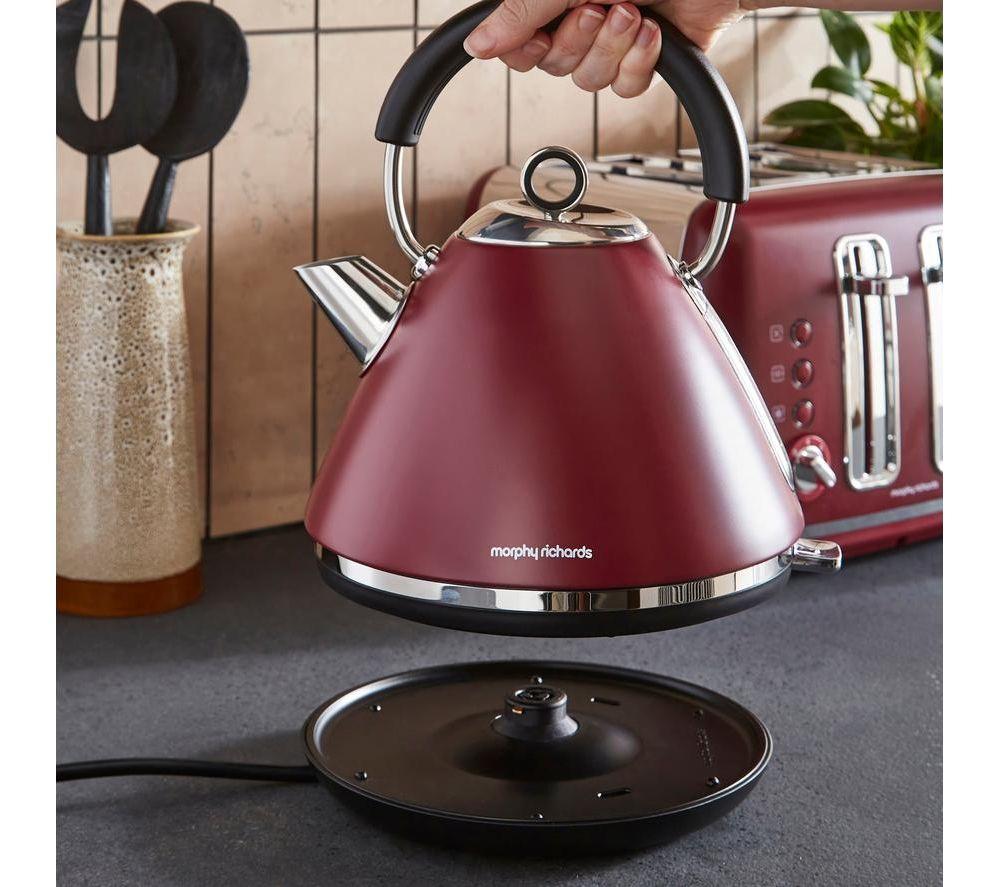 MORPHY RICHARDS Accents Limited Edition Traditional Kettle - Rhubarb image number 4 of 12