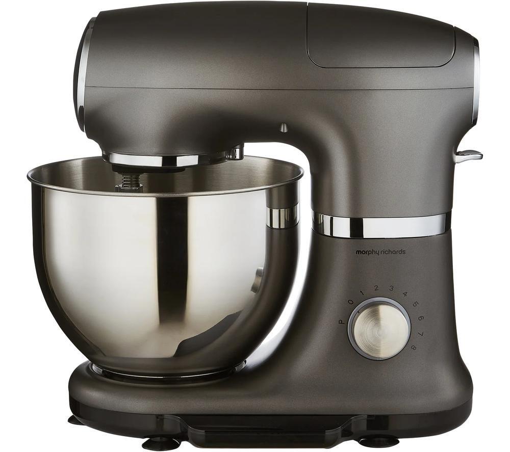 Morphy Richards 400024 Stand Mixer - Grey, Silver/Grey