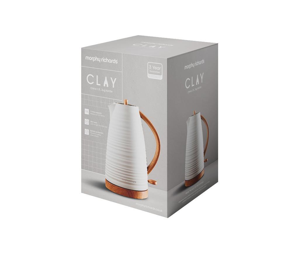 MORPHY RICHARDS Clay 103102 Jug Kettle - China Clay image number 11 of 11