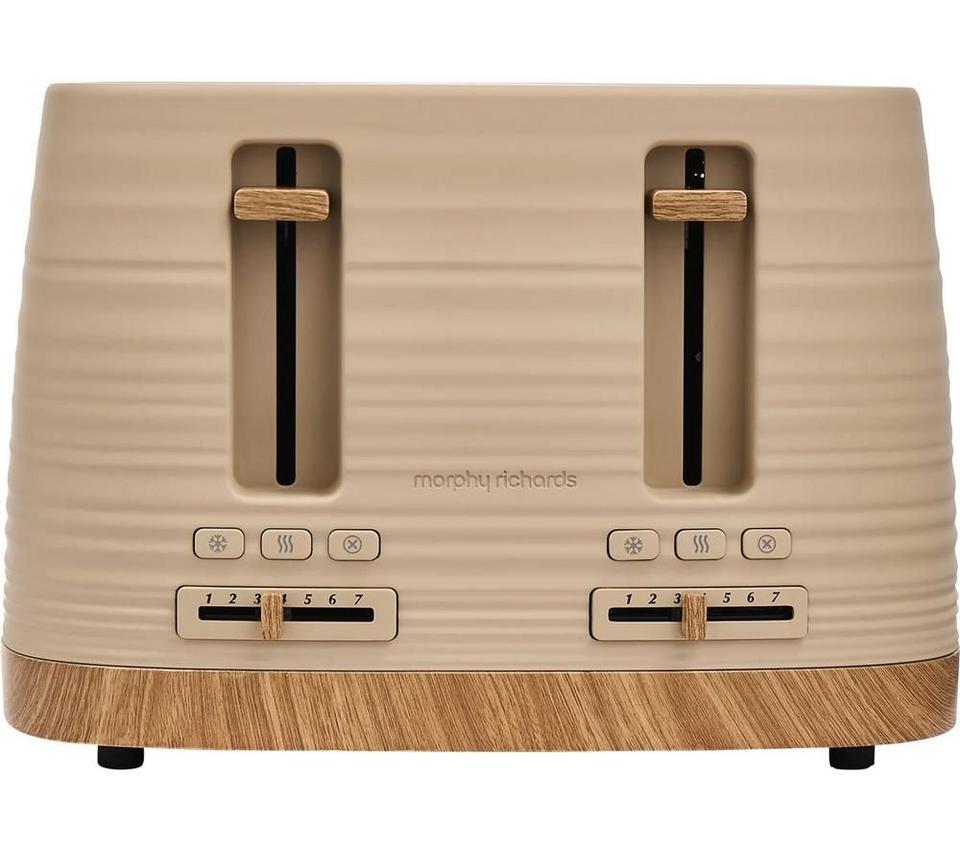 MORPHY RICHARDS Clay 243100 4-Slice Toaster - Felspar