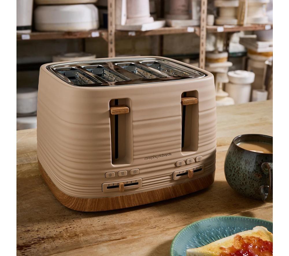 MORPHY RICHARDS Clay 243100 4-Slice Toaster - Felspar image number 8 of 9