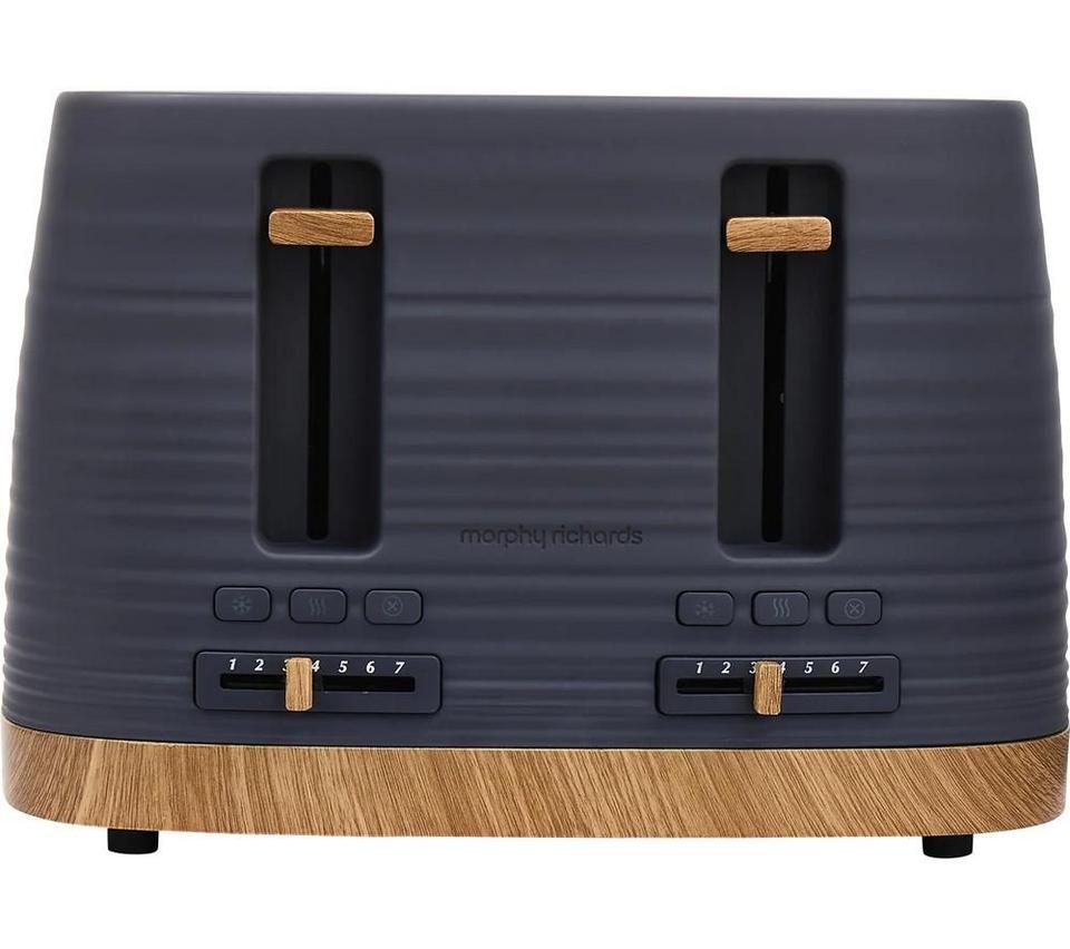 MORPHY RICHARDS Clay 243101 4-Slice Toaster - Flint