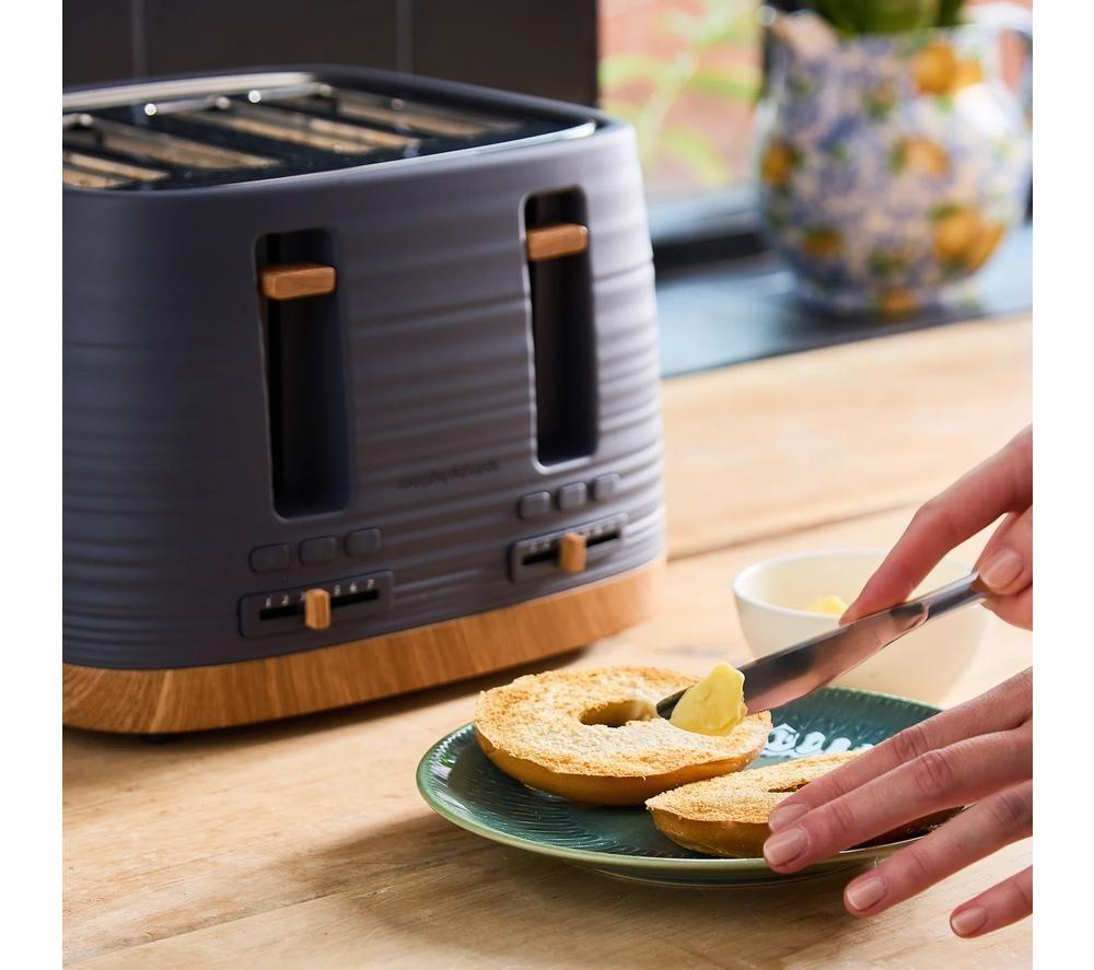 MORPHY RICHARDS Clay 243101 4-Slice Toaster - Flint image number 2 of 11