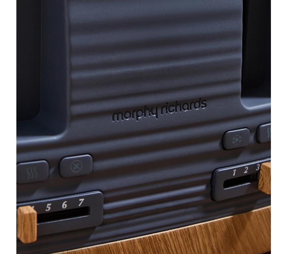 MORPHY RICHARDS Clay 243101 4-Slice Toaster - Flint image number 4 of 11