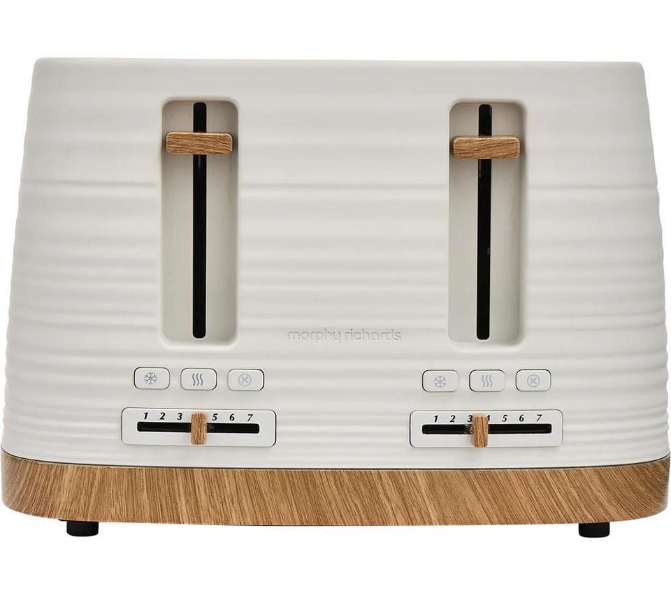MORPHY RICHARDS Clay 243102 4-Slice Toaster - China Clay