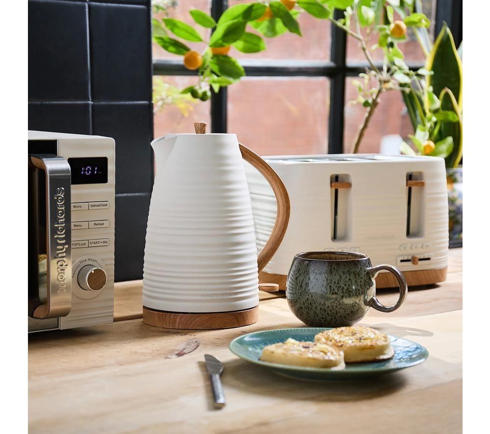 MORPHY RICHARDS Clay 243102 4-Slice Toaster - China Clay image number 5 of 13
