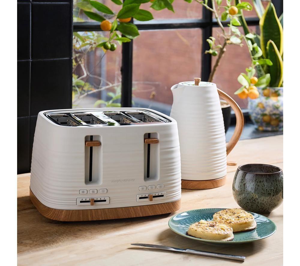 MORPHY RICHARDS Clay 243102 4-Slice Toaster - China Clay image number 8 of 13