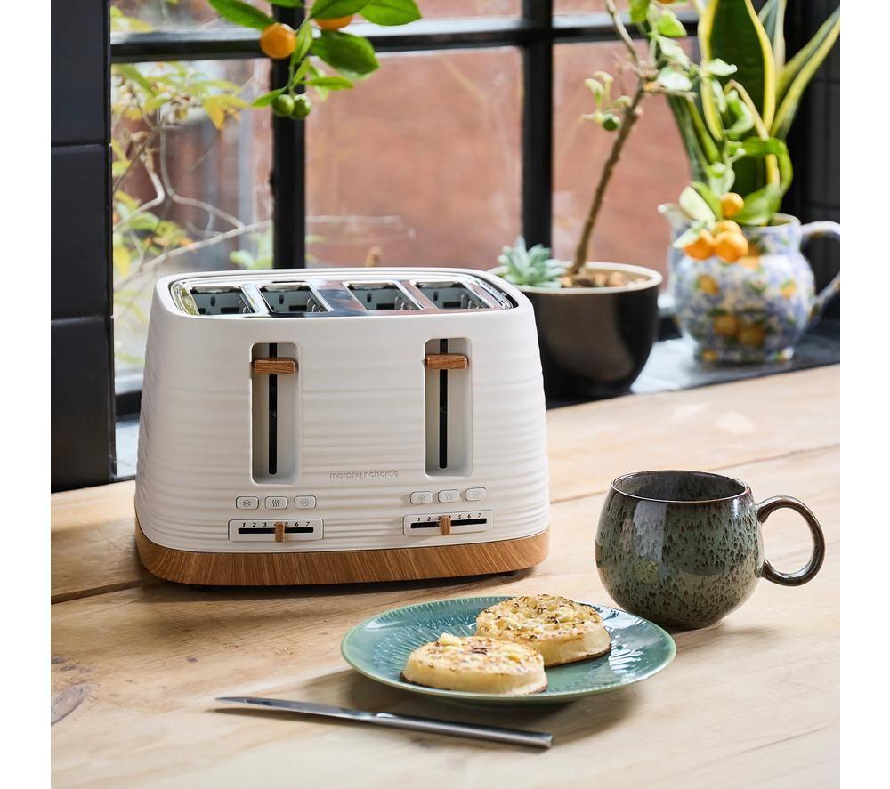 MORPHY RICHARDS Clay 243102 4-Slice Toaster - China Clay image number 11 of 13