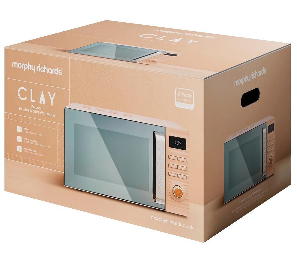 MORPHY RICHARDS 512000 Clay Solo Microwave - Felspar image number 7 of 7