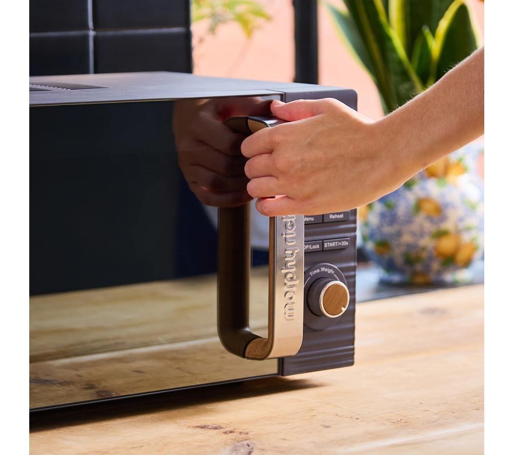 MORPHY RICHARDS 512001 Clay Solo Microwave - Flint image number 3 of 6