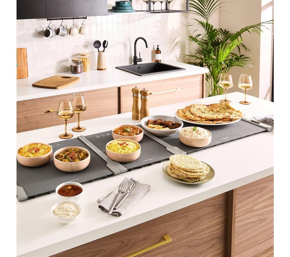 MORPHY RICHARDS QuickHeat Rollable Food Warming Tray - Black image number 2 of 7