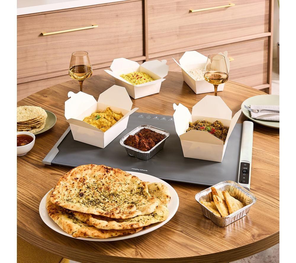 MORPHY RICHARDS QuickHeat Rollable Food Warming Tray - Black image number 7 of 7