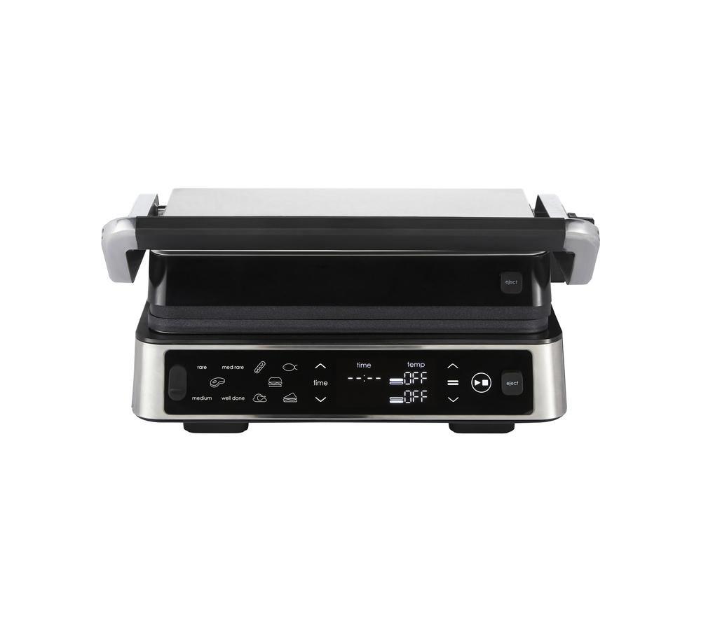 MORPHY RICHARDS ThermoGrill Electric Contact Grill - Silver & Black image number 10 of 10