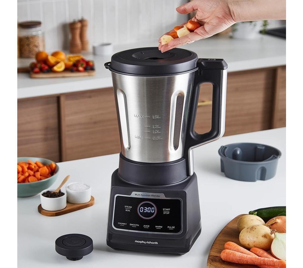 MORPHY RICHARDS MixFlex Multifunction 6-in-1 Blender & Soup Maker - Black image number 3 of 5