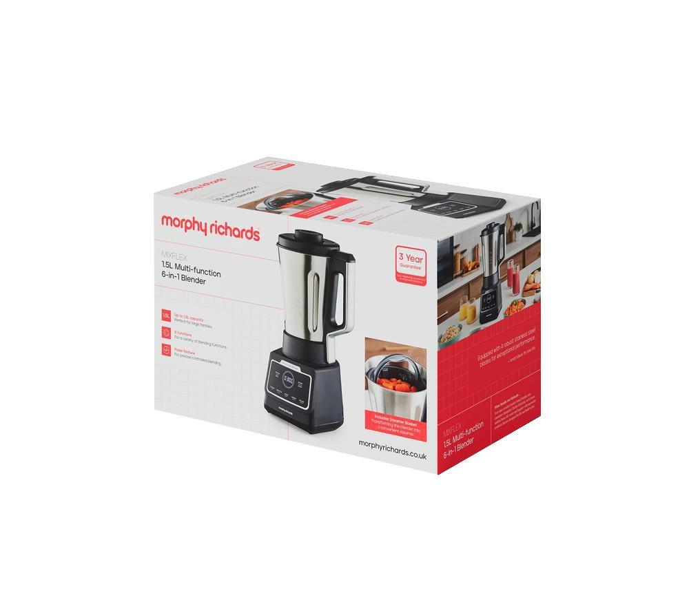 MORPHY RICHARDS MixFlex Multifunction 6-in-1 Blender & Soup Maker - Black image number 4 of 5