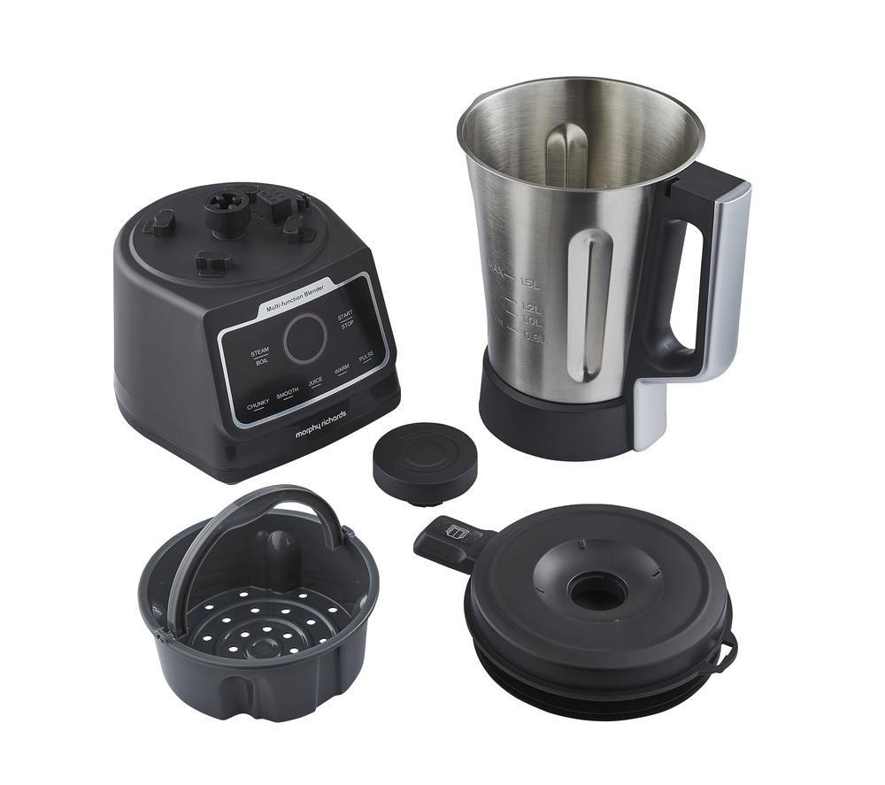 MORPHY RICHARDS MixFlex Multifunction 6-in-1 Blender & Soup Maker - Black image number 5 of 5