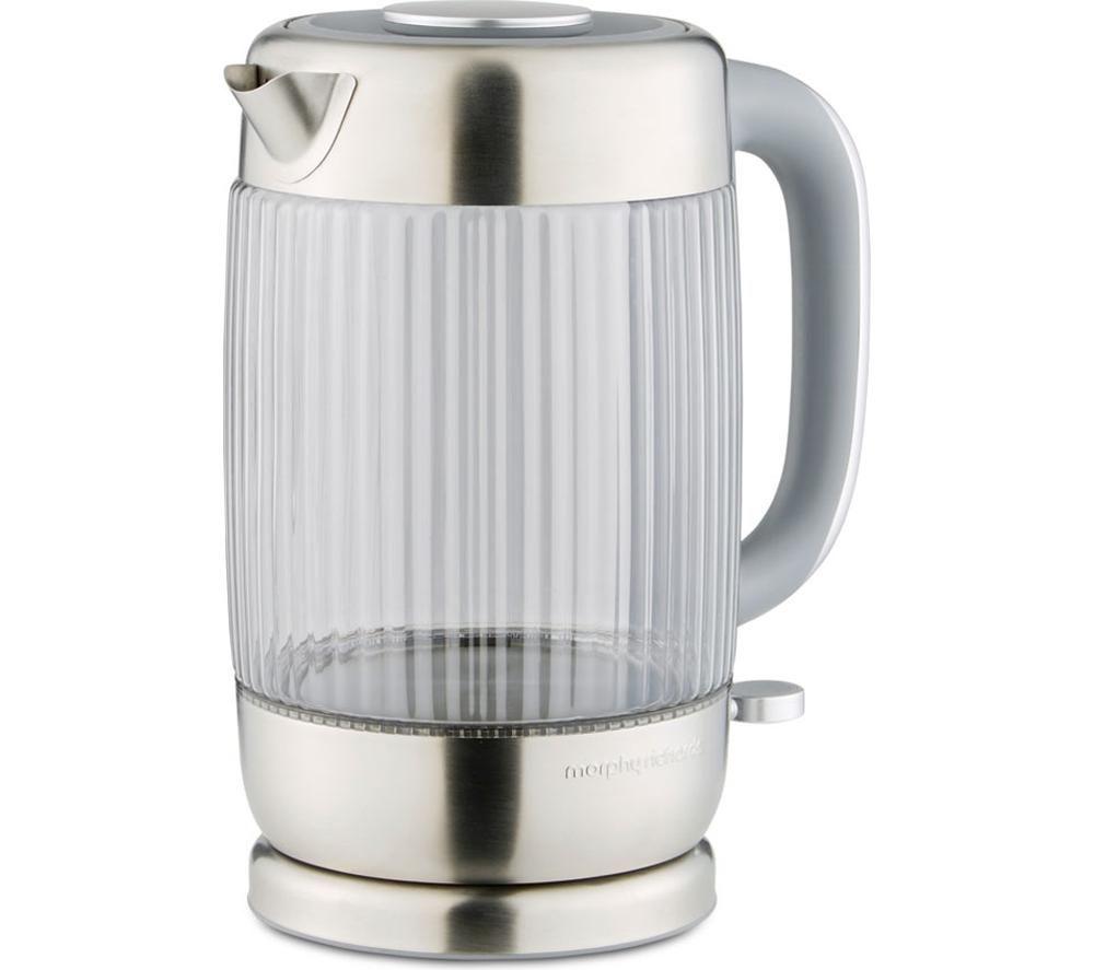 Morphy Richards Lantern Ribbed Kettle, 1.5L, 3Kw Rapid 1.5 Litres, Smoked - Image 9
