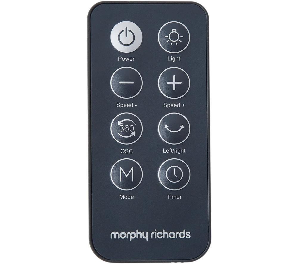 MORPHY RICHARDS Air Flex 10&rdquo; Circulating Desktop Fan with Remote Control - Black image number 2 of 9
