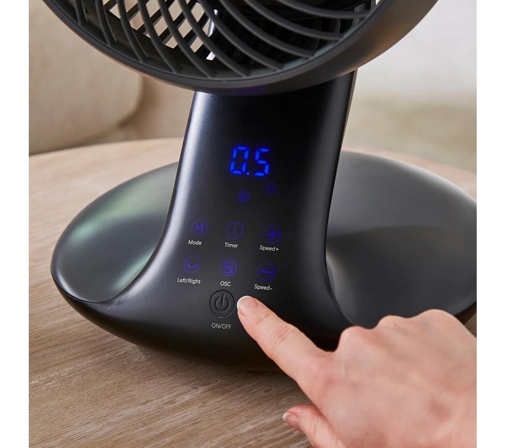 MORPHY RICHARDS Air Flex 10&rdquo; Circulating Desktop Fan with Remote Control - Black image number 3 of 9